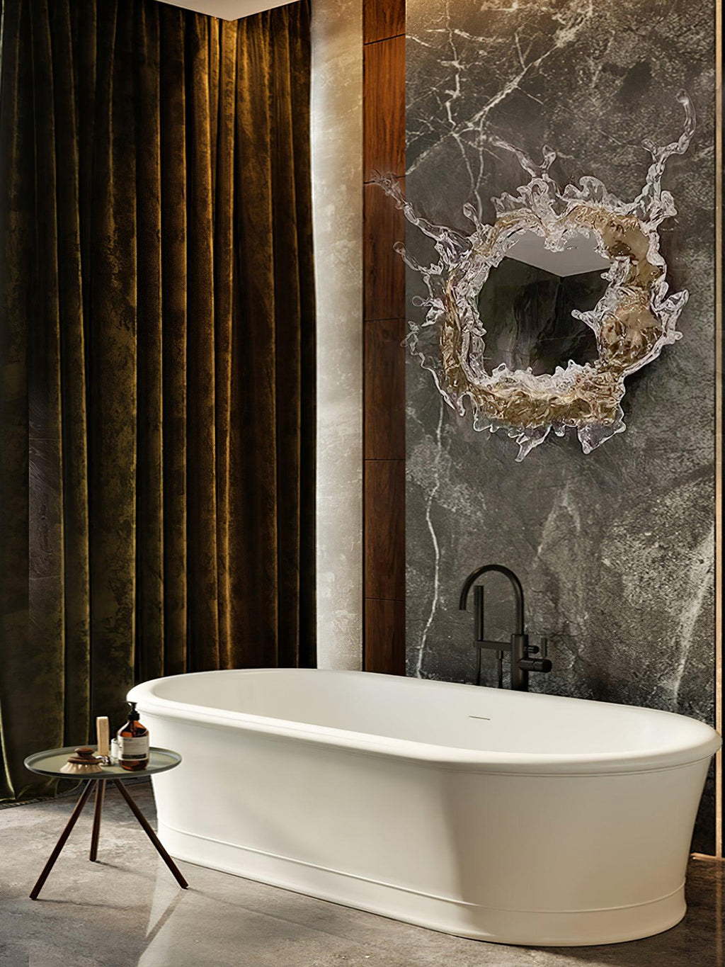 Splash Applique Murale Moderne avec Miroir - Neutralighting