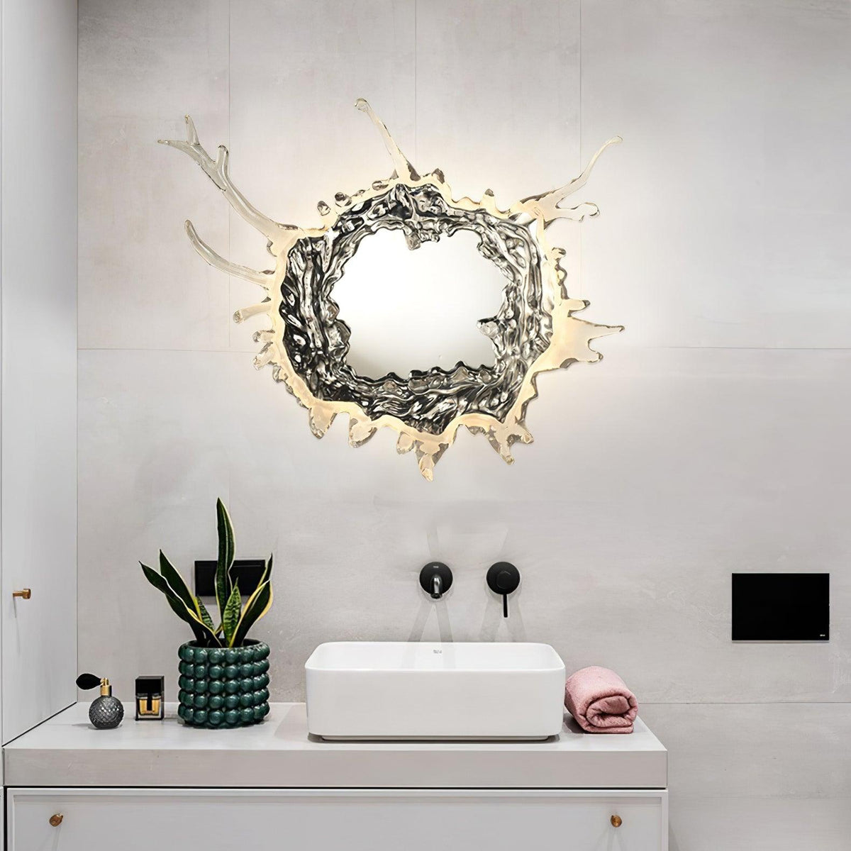 Splash Applique Murale Moderne avec Miroir - Neutralighting