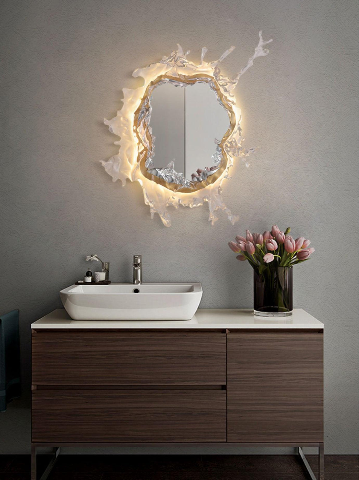 Splash Applique Murale Moderne avec Miroir - Neutralighting