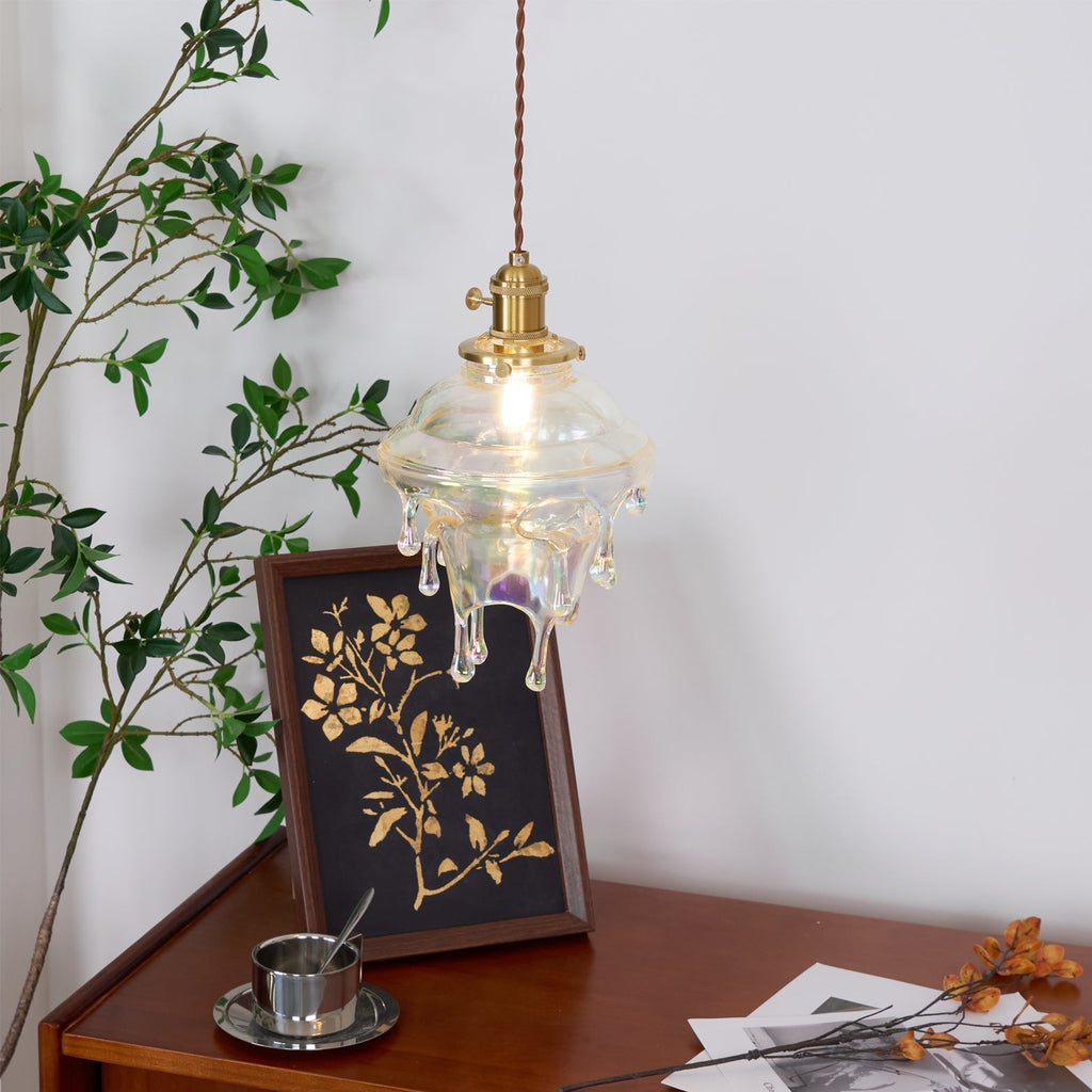 Luxora Suspension Goutte d’Eau Iridescente - Neutralighting