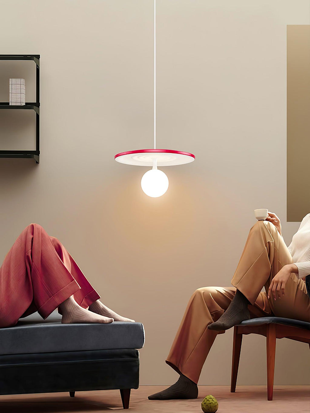 Leila Lampe Pendante Métal Minimaliste - Neutralighting
