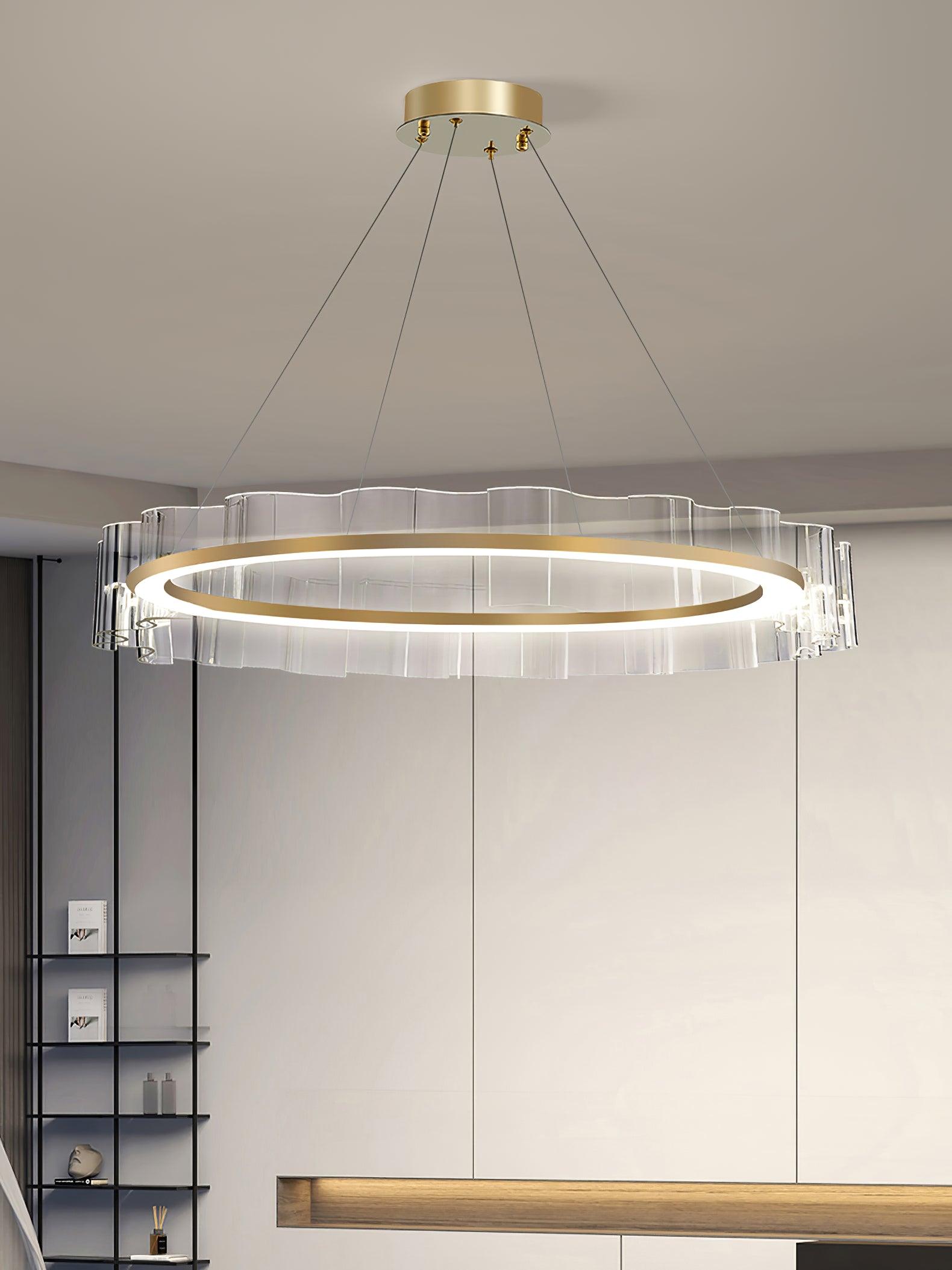 Acoustic Lustre en Verre Luxueux Moderne - Neutralighting