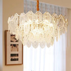 Lustra Chandelier Vague Perle Or Moderne - Neutralighting