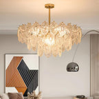 Lustra Chandelier Vague Perle Or Moderne - Neutralighting