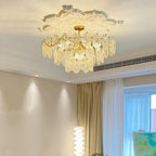 Lustra Chandelier Vague Perle Or Moderne - Neutralighting