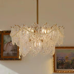 Lustra Chandelier Vague Perle Or Moderne - Neutralighting
