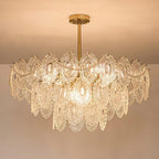 Lustra Chandelier Vague Perle Or Moderne - Neutralighting