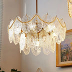 Lustra Chandelier Vague Perle Or Moderne - Neutralighting