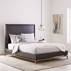 Valentina Suspension Moderne Transparent Onde Métal Verre Chambre à Coucher - Neutralighting