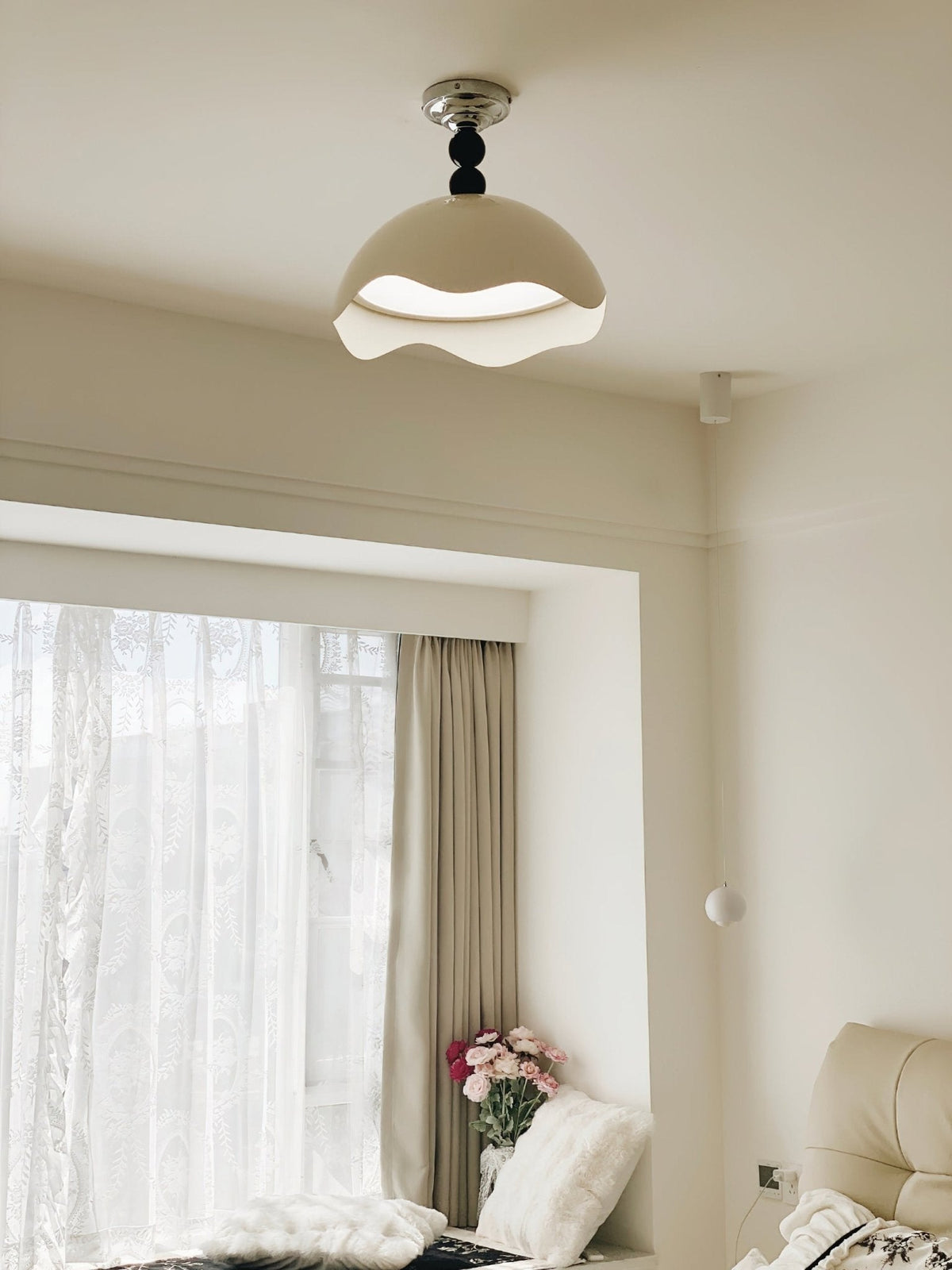 Erlorus Lampe de Plafond Vague Art Nordique Crest - Neutralighting