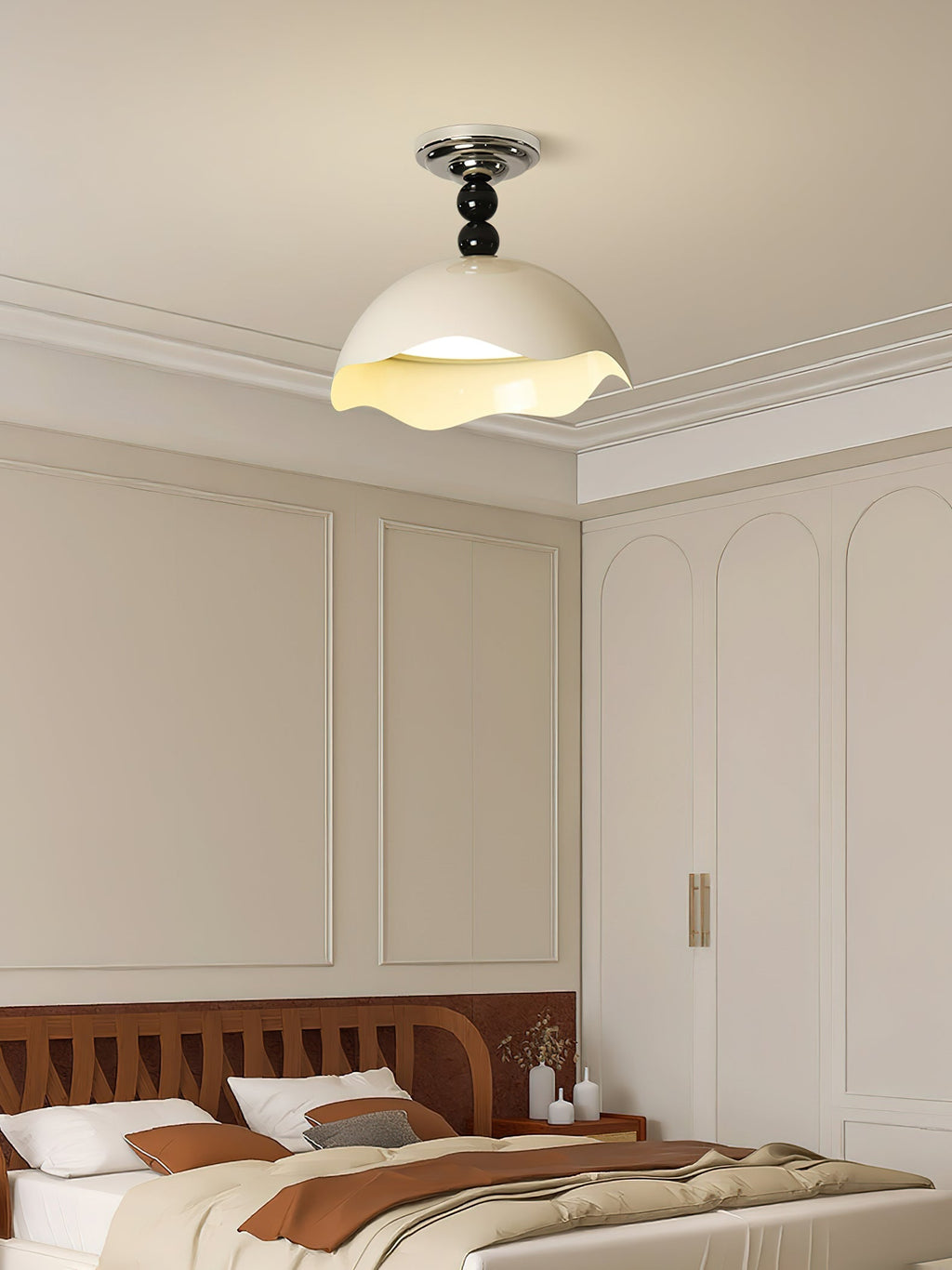 Erlorus Lampe de Plafond Vague Art Nordique Crest - Neutralighting