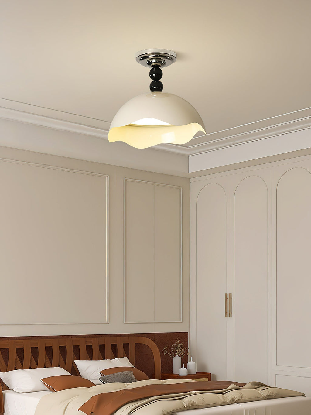 Erlorus Lampe de Plafond Vague Art Nordique Crest - Neutralighting