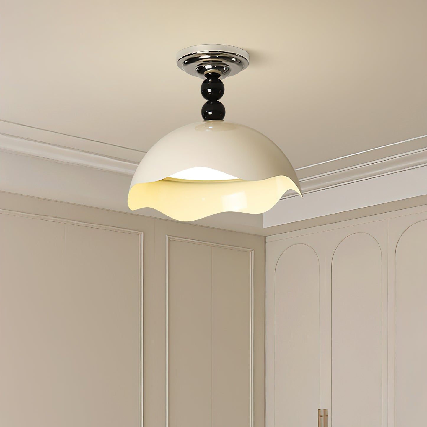 Erlorus Lampe de Plafond Vague Art Nordique Crest - Neutralighting