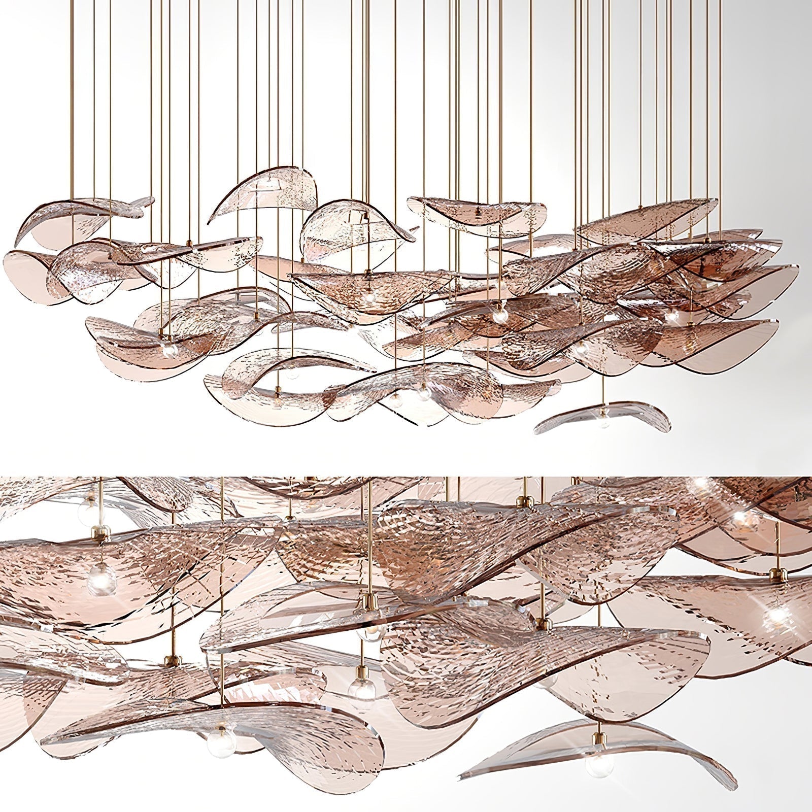 Eurrinia Suspension papillon dorée - Neutralighting