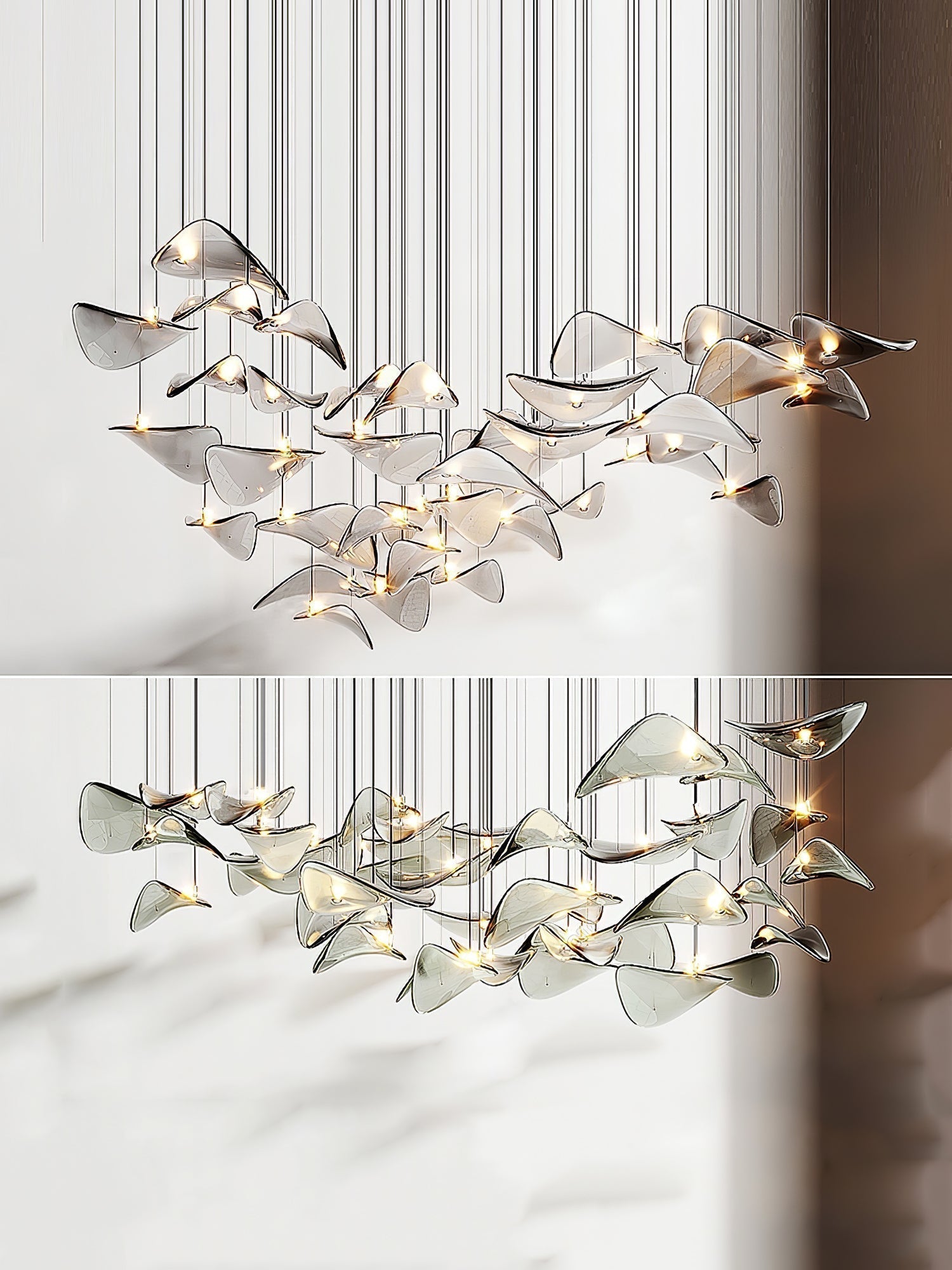 Eurrinia Suspension papillon dorée - Neutralighting