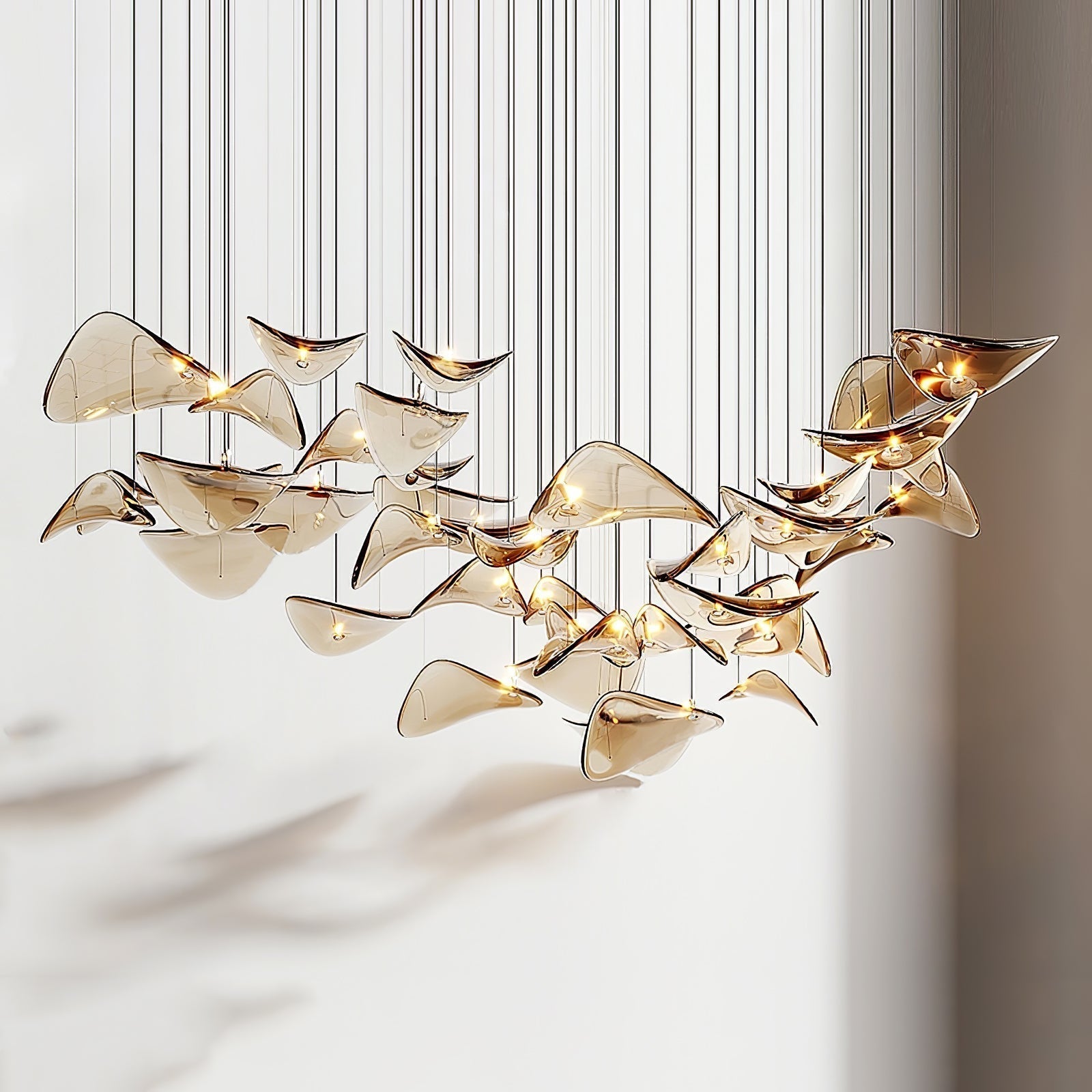 Eurrinia Suspension papillon dorée - Neutralighting