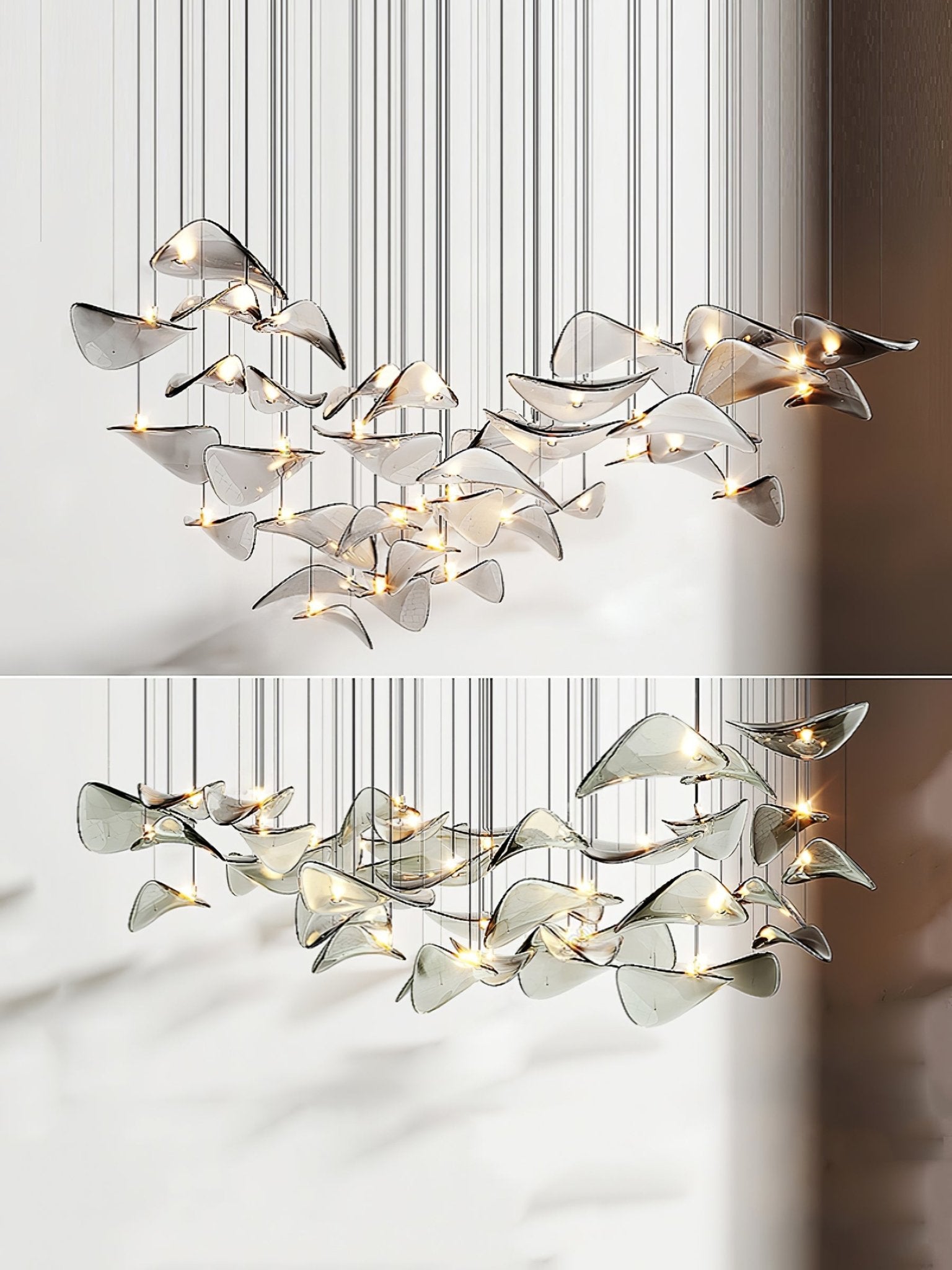 Eurrinia Suspension papillon dorée - Neutralighting
