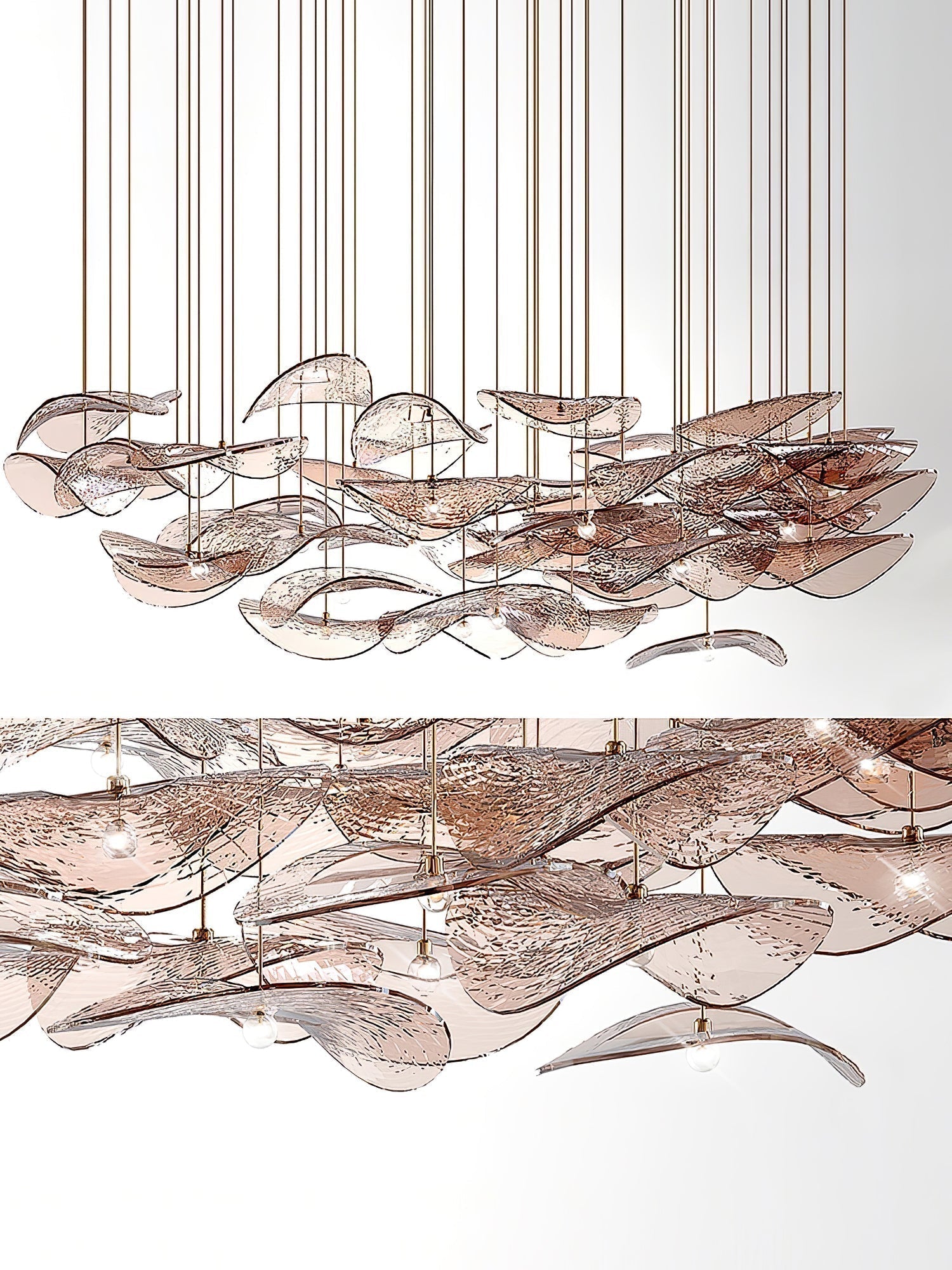 Eurrinia Suspension papillon dorée - Neutralighting