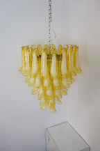 Aurora Chandelier Verre Murano Pétale Vague - Neutralighting