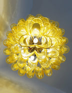 Aurora Chandelier Verre Murano Pétale Vague - Neutralighting