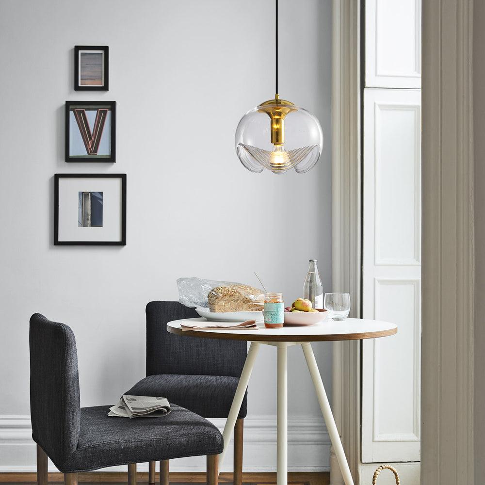 Solara Suspension en Verre Vague Mid-Century Vintage - Neutralighting