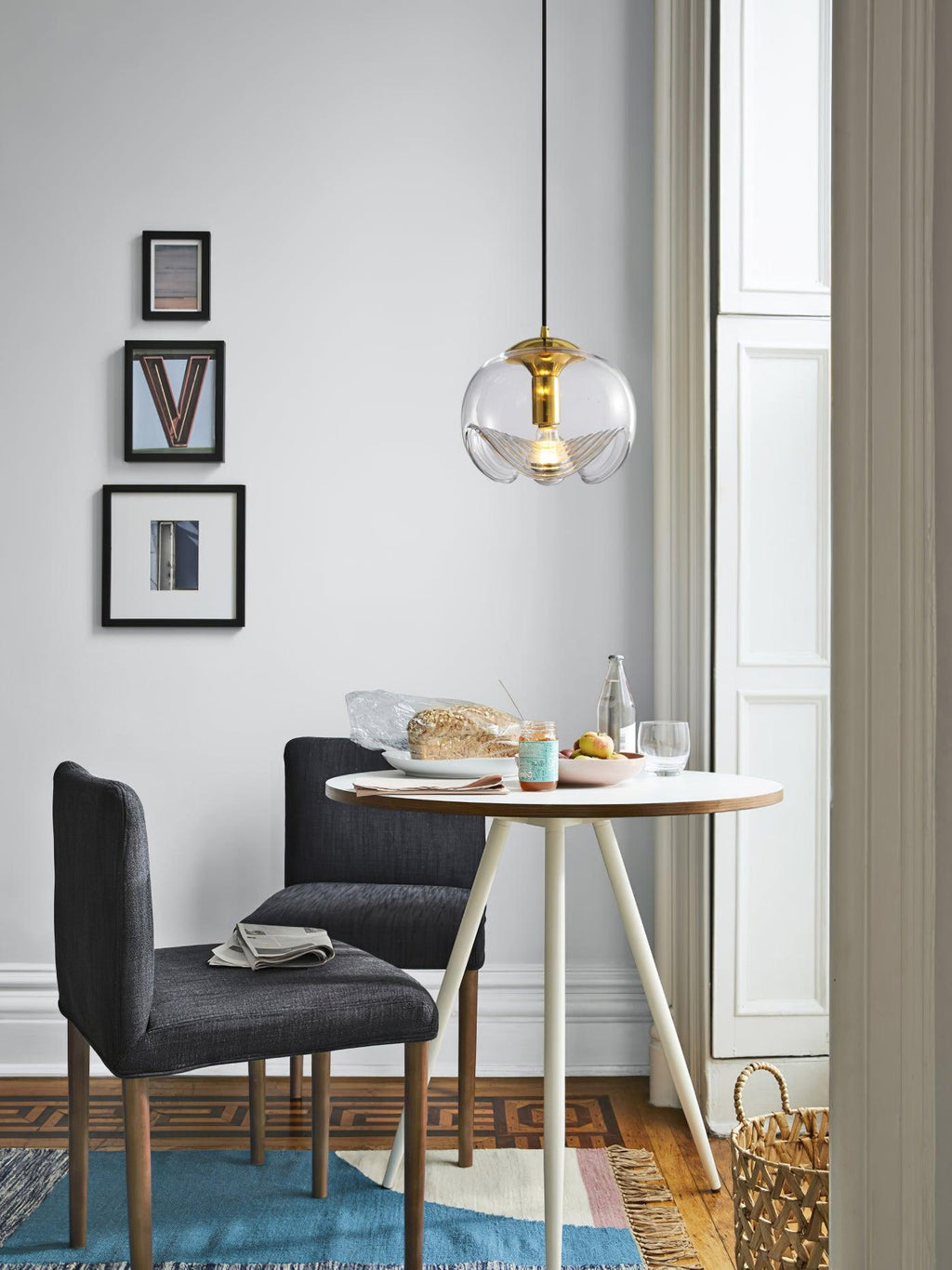 Solara Suspension en Verre Vague Mid-Century Vintage - Neutralighting