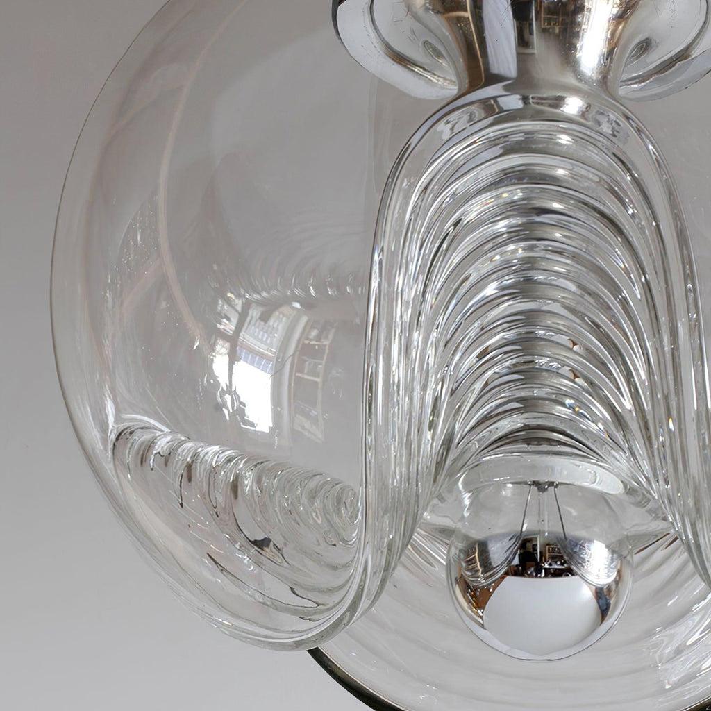 Solara Suspension en Verre Vague Mid-Century Vintage - Neutralighting