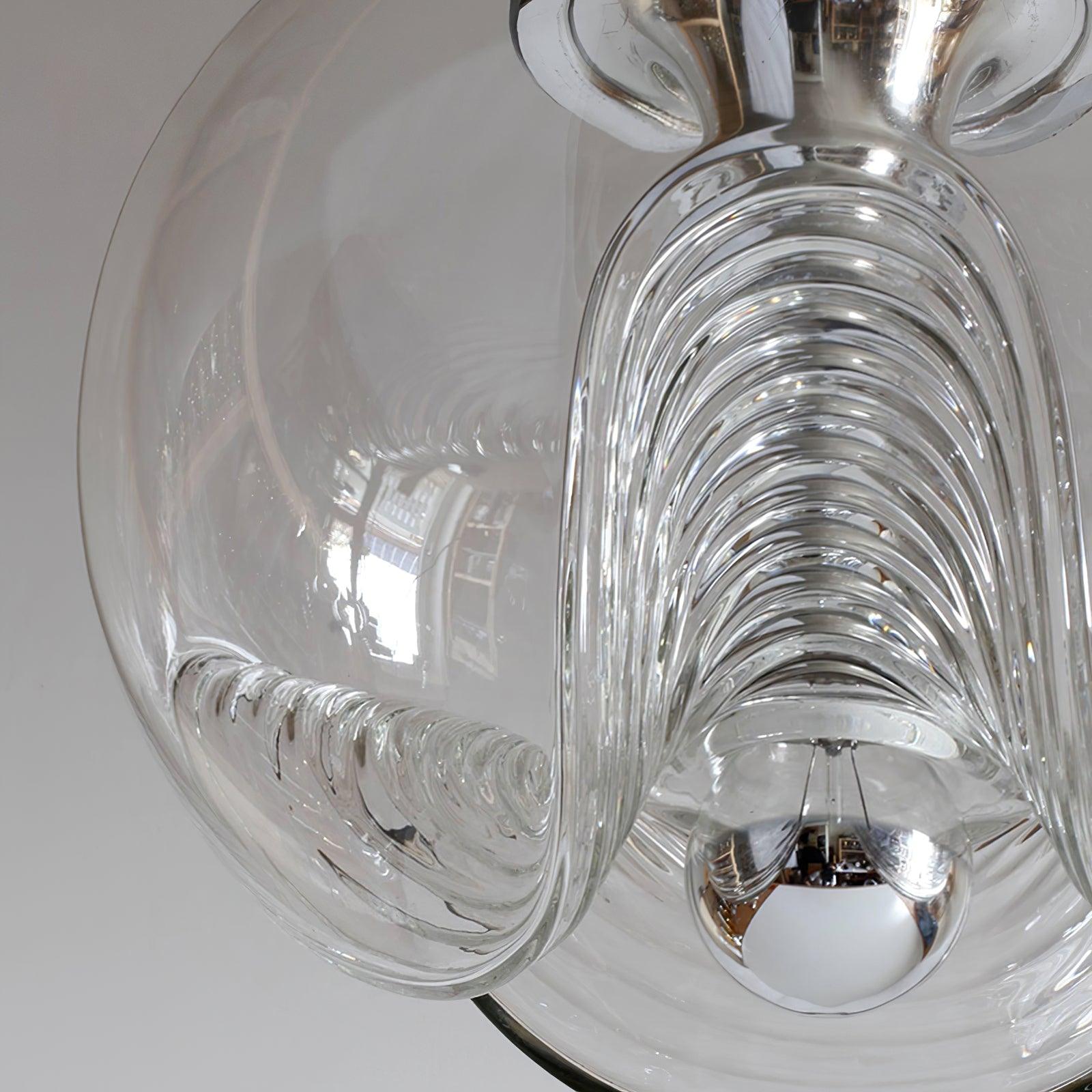 Solara Suspension en Verre Vague Mid-Century Vintage - Neutralighting