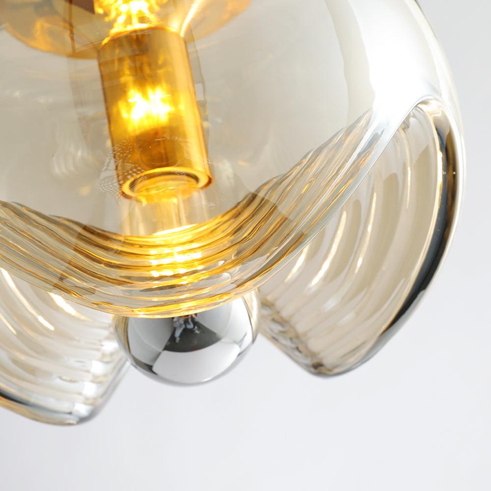 Solara Suspension en Verre Vague Mid-Century Vintage - Neutralighting