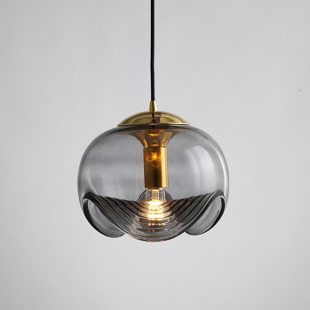 Solara Suspension en Verre Vague Mid-Century Vintage - Neutralighting