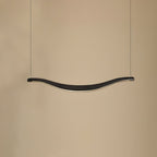 Lustra Chandelier Bois Forme Ondulée Élégant - Neutralighting