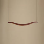 Lustra Chandelier Bois Forme Ondulée Élégant - Neutralighting