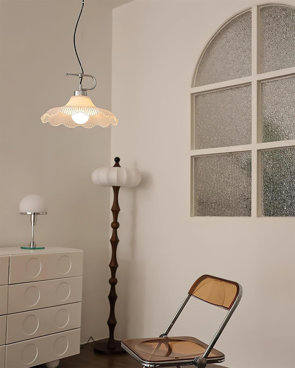 Vitrina Suspension en Verre Vintage - Neutralighting