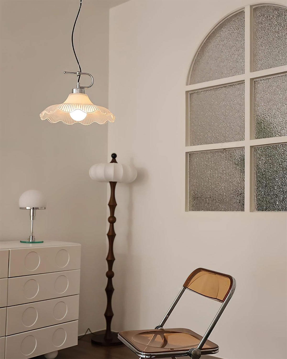 Vitrina Suspension en Verre Vintage - Neutralighting