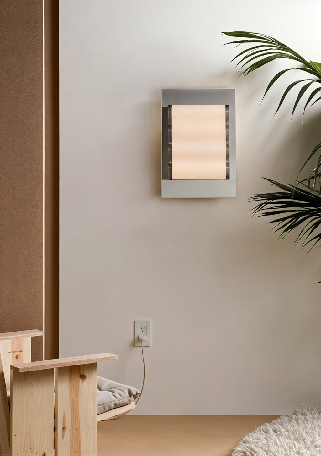 Wave Applique murale contemporaine en tissu - Neutralighting