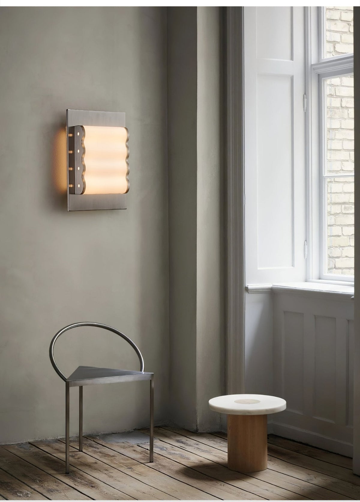 Wave Applique murale contemporaine en tissu - Neutralighting