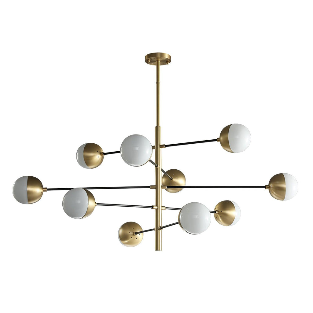 Lustra Chandelier Waverly en Verre Élégant - Neutralighting