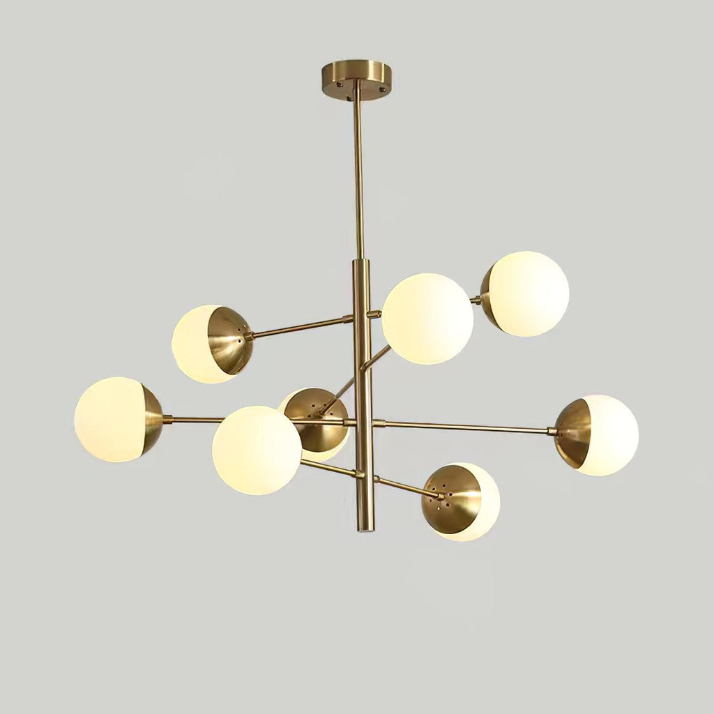 Lustra Chandelier Waverly en Verre Élégant - Neutralighting