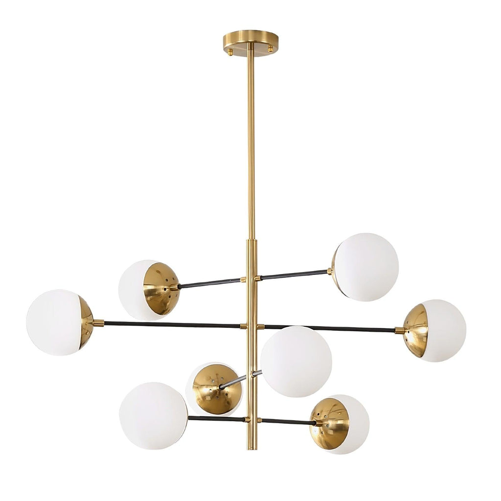 Lustra Chandelier Waverly en Verre Élégant - Neutralighting