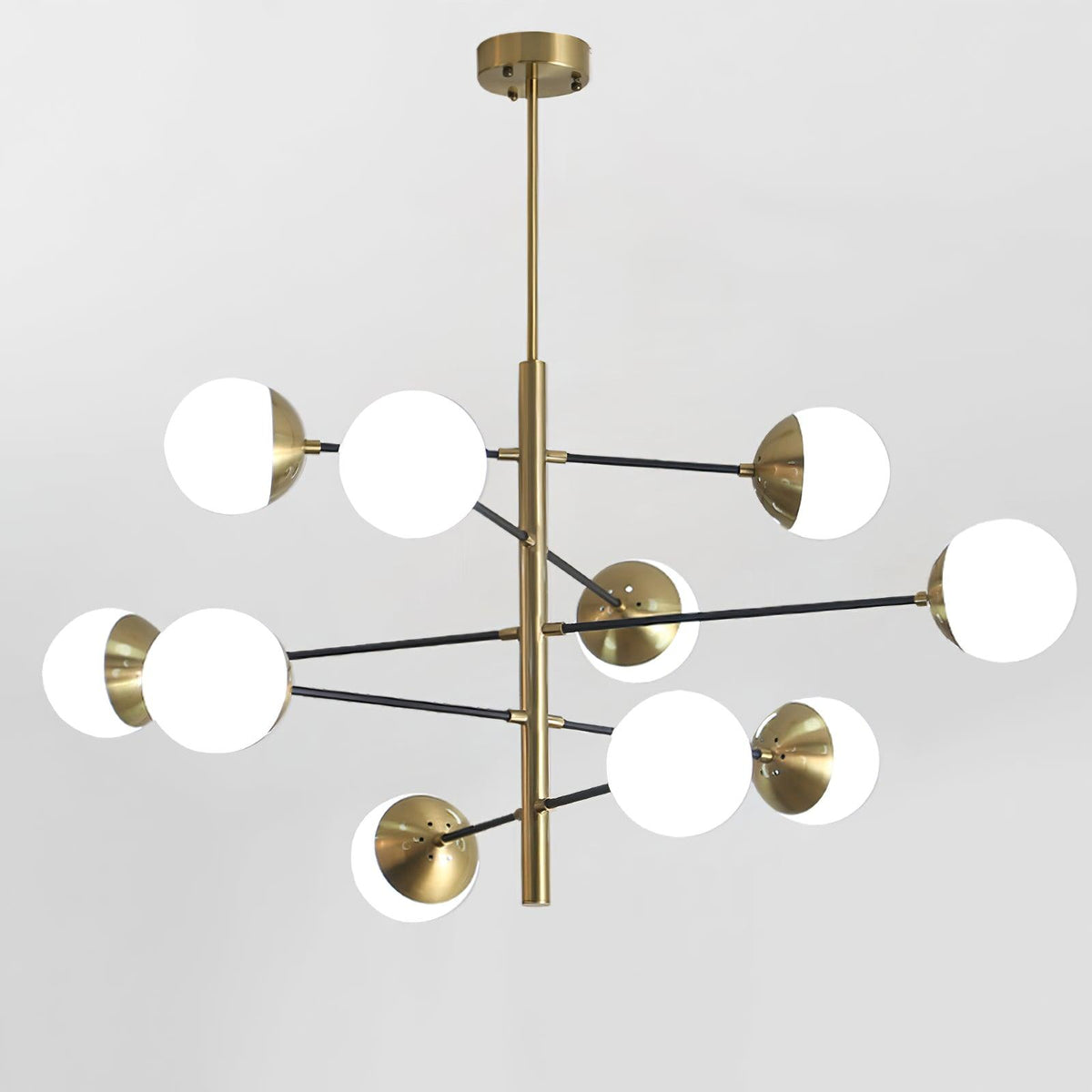 Lustra Chandelier Waverly en Verre Élégant - Neutralighting