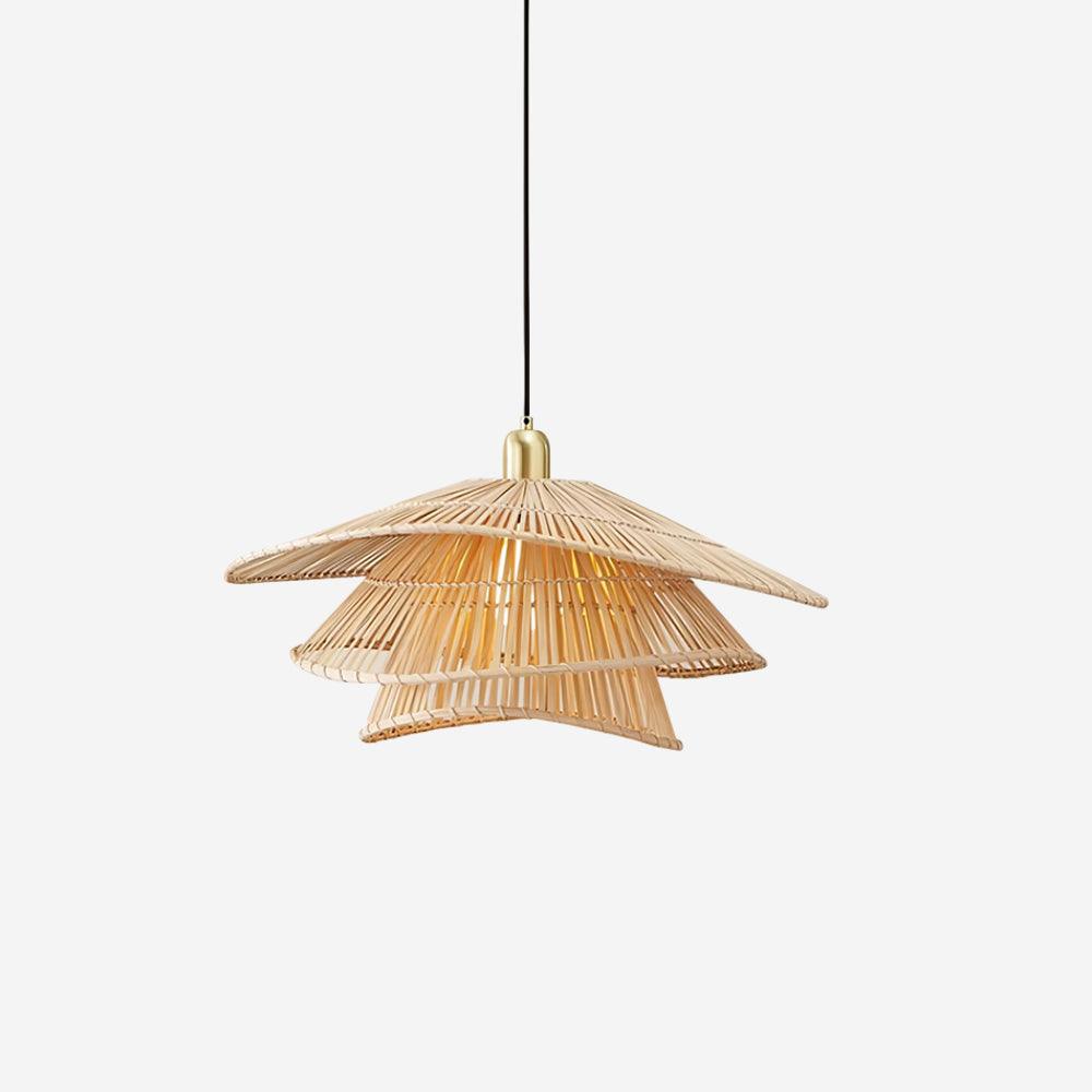Weaver Lampe Suspendue Rattan Tissé Superposé - Neutralighting