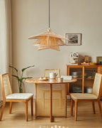 Weaver Lampe Suspendue Rattan Tissé Superposé - Neutralighting