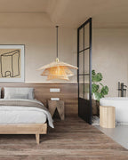 Weaver Lampe Suspendue Rattan Tissé Superposé - Neutralighting