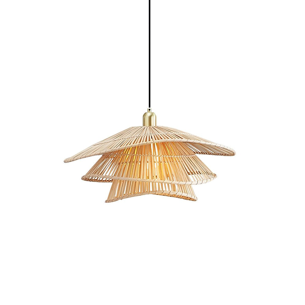 Weaver Lampe Suspendue Rattan Tissé Superposé - Neutralighting