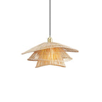 Weaver Lampe Suspendue Rattan Tissé Superposé - Neutralighting