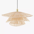 Weaver Lampe Suspendue Rattan Tissé Superposé - Neutralighting