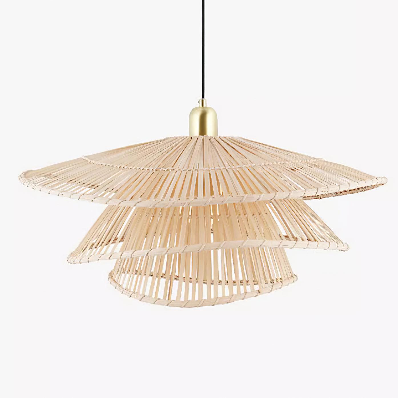 Weaver Lampe Suspendue Rattan Tissé Superposé - Neutralighting