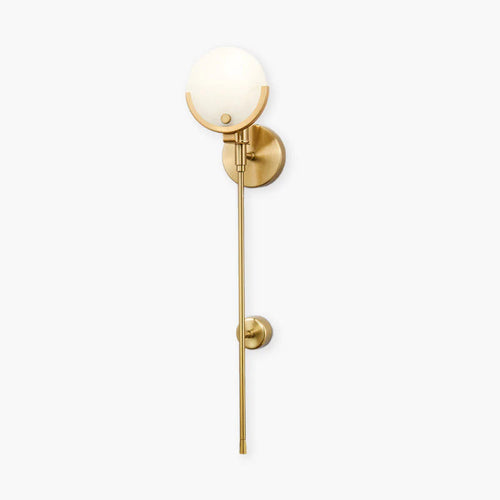 Valentina Applique Murale Globe Moderne Métal/Dolomite Or Chambre - Neutralighting