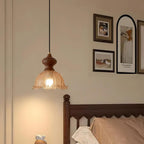 Weiana Suspension Verre Ondulé Coquillage Vintage - Neutralighting