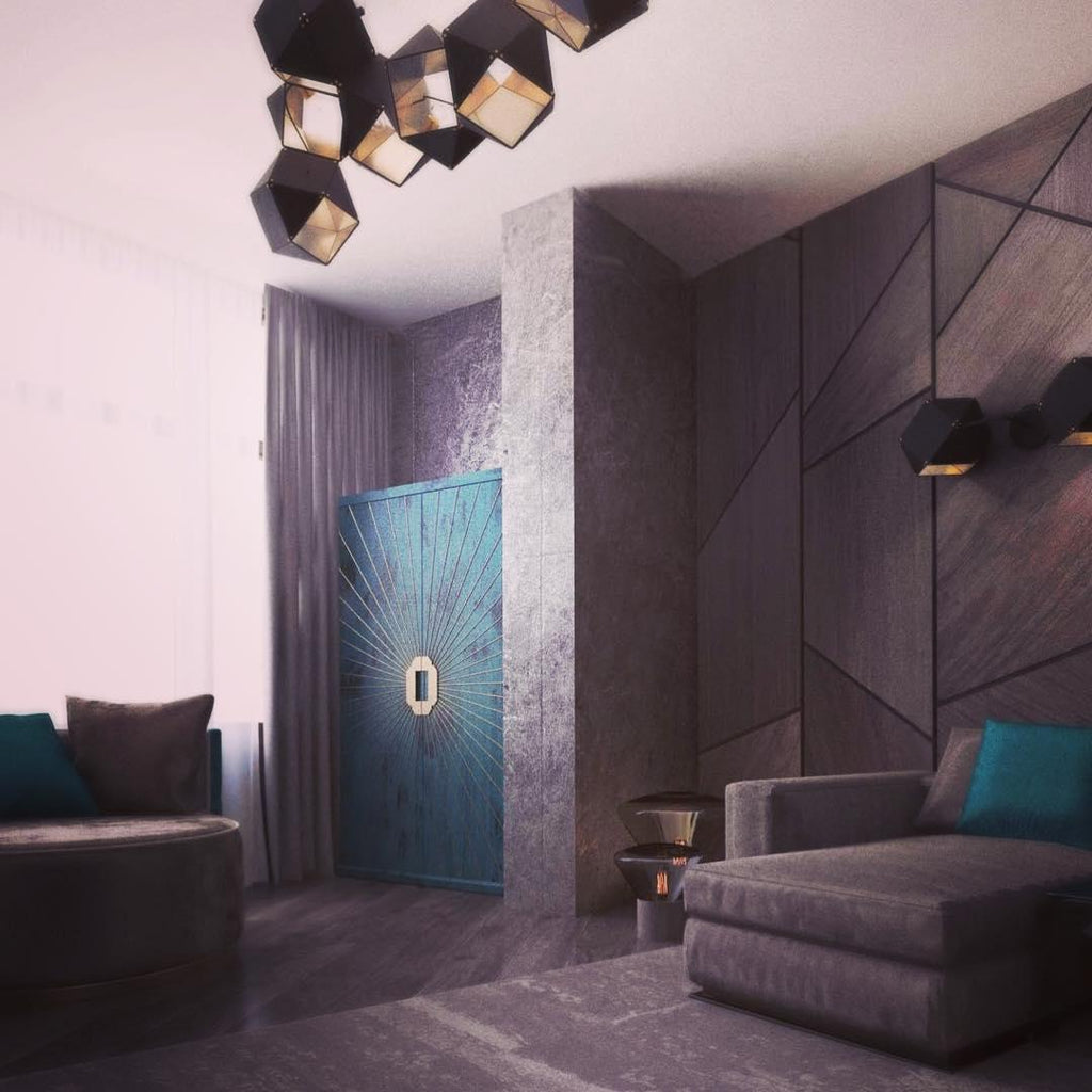 Lustra Lustre Géométrique Moderne - Neutralighting